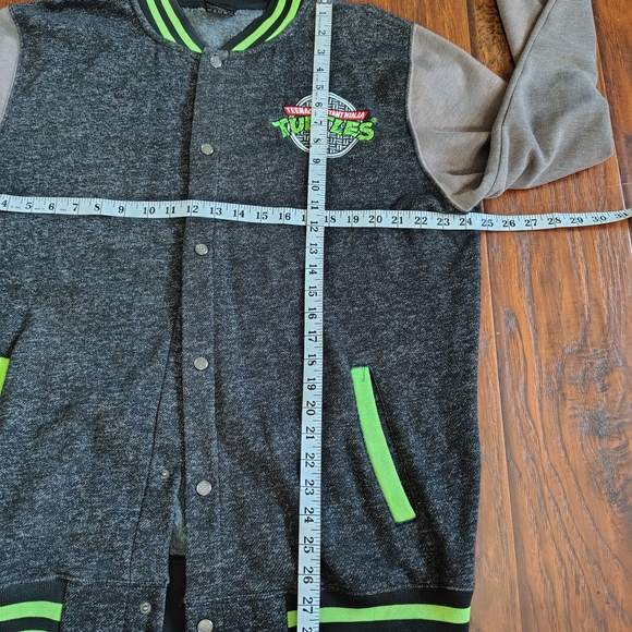 Nickelodeon Teenage Mutant Ninja Turtles varsity style lightweight jacket Siz XL - Picture 4 of 7
